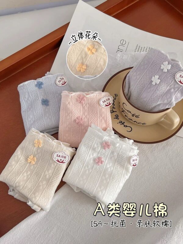 内裤女纯棉5A抑菌 ( 一盒5条装） - Image 3